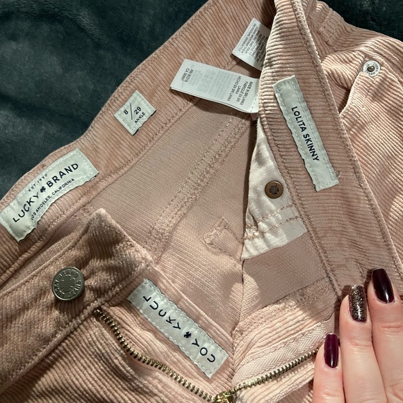 Lucky Brand Lolita Skinny 8/29 Corduroy Ankle Pants - Picture 6 of 6